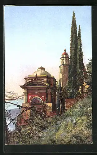 AK Morcote, Ansicht der Kirche