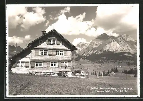 AK Wildhaus / Togg., Hotel-Pension Hägis