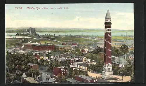 AK St. Louis, MO, Bird`s-Eye View