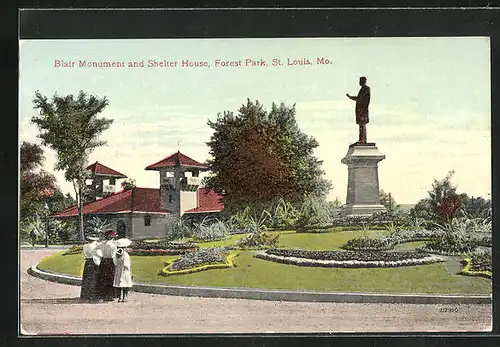 AK St. Louis, MO, Blair Monument and Shelter House