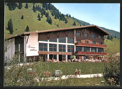 AK Lermoos, Hotel Sonnalm mit Hallenbad