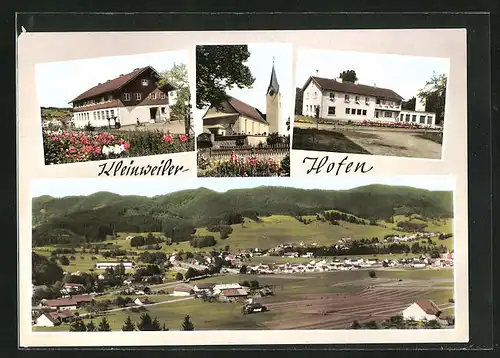 AK Kleinweiler-Hofen, Feuerwehrhaus. Kirche, Schule