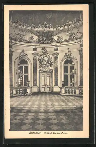 AK Bruchsal, Schloss-Treppenhaus
