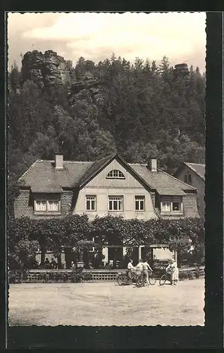 AK Rosenthal /Sächs. Schweiz, Gasthaus Ottomühle