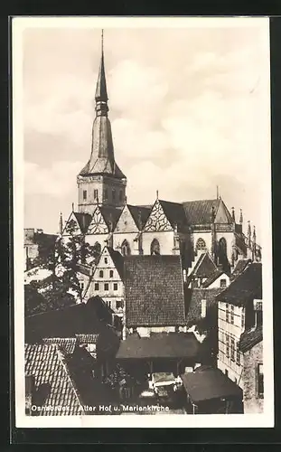 AK Osnabrück, Alter Hof und Marienkirche