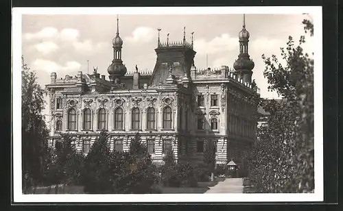 AK Göding / Hodonin, Hiostorisches Rathaus