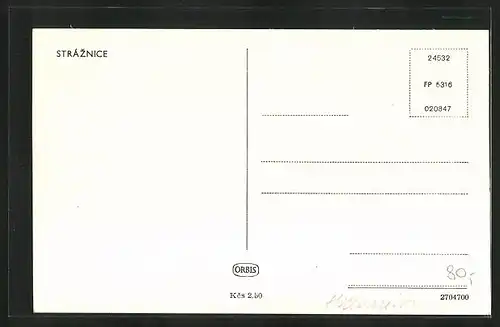 AK Straznice, Strassenpartie, Veselska brana