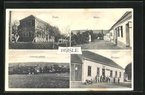 AK Hysly, Hostinec, Naves, Skola, Celkovy pohled