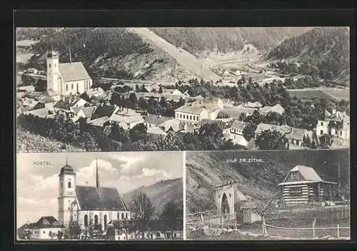 AK Doubravnik, Vila Dr. Zitka, Kostel, Panorama