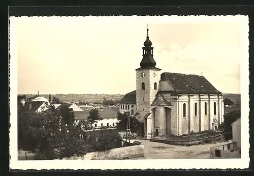 AK Wostitz /Süd-Mähren /Neiderdonau, Kirche