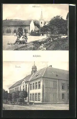 AK Rájec, Námesti, Skola