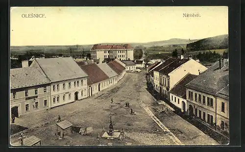 AK Olesnice, Námesti, Strassenpartie