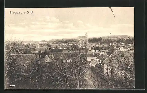 AK Frischau a. d. St. B., Ortsansicht der Stadt