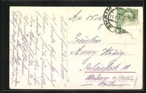 AK Znaim, Denkmal am Kopalplatz