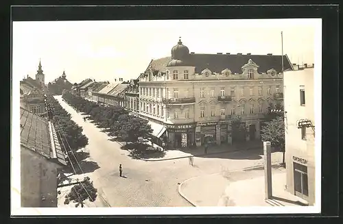 AK Göding / Hodonin, Gemischtwaren Gustav Stern