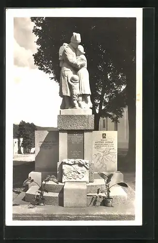 AK Richtersdorf / Rychtárov, Pomnik padlych