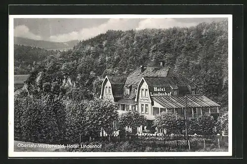 AK Oberlahr /Westerwald, Hotel Lindenhof