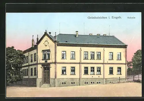 AK Grünhainichen i. Erzgeb., Schule