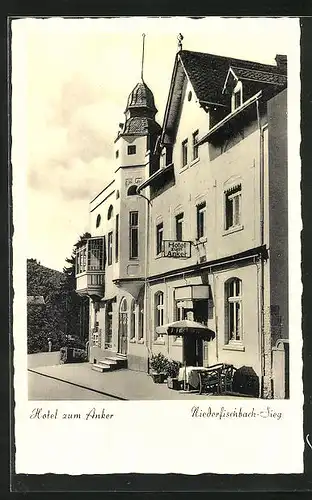 AK Niederfischbach-Sieg, Hotel Zum Anker