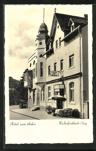 AK Niederfischbach-Sieg, Hotel Zum Anker