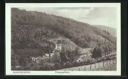 AK Gummersbach, Fürsorgeheim von einer Anhöhe aus