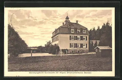 AK Bautzen, Genesungsheim Cunewalde der Allgem. Ortskrankenkrasse