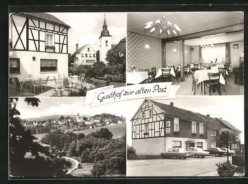 AK Marienberghausen, Gasthaus zur alten Post Stöcker