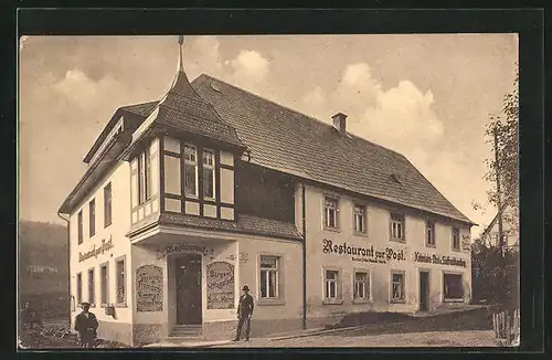 AK Neuhausen /Bez. Dresden, Restaurant zur Post