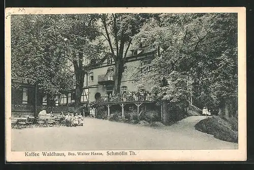 AK Schmölln /Th., Café Waldhaus