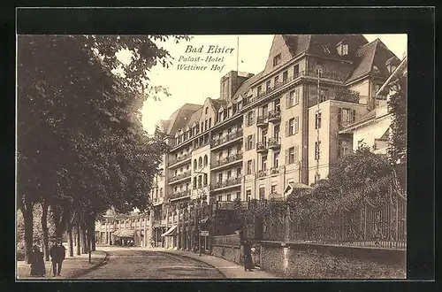 AK Bad Elster, Hotel Wettiner Hof