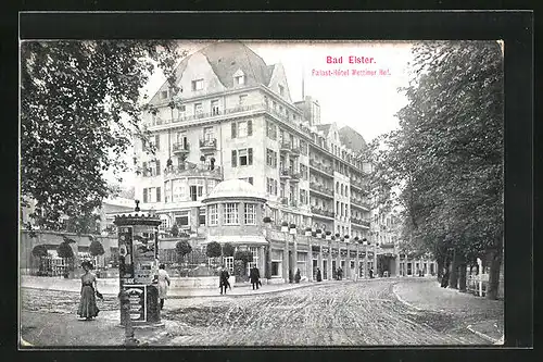 AK Bad Elster, Hotel Wettiner Hof