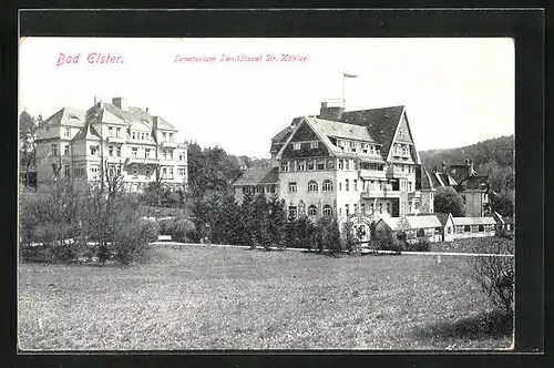 AK Bad Elster, Sanatorium Sanitätsrat Dr. Köhler