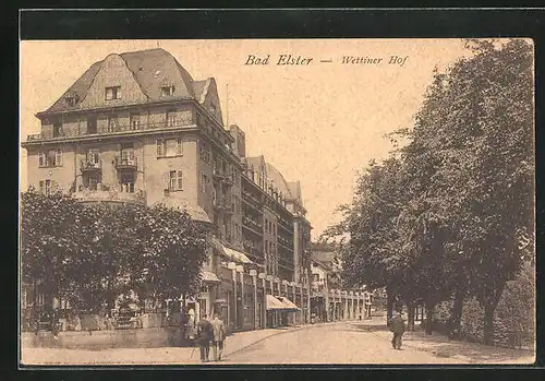 AK Bad Elster, Hotel Wettiner Hof