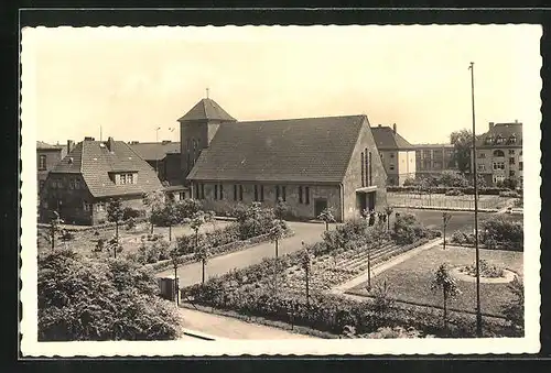 AK Zwickau i. Sa., Katholische Diasporakirche