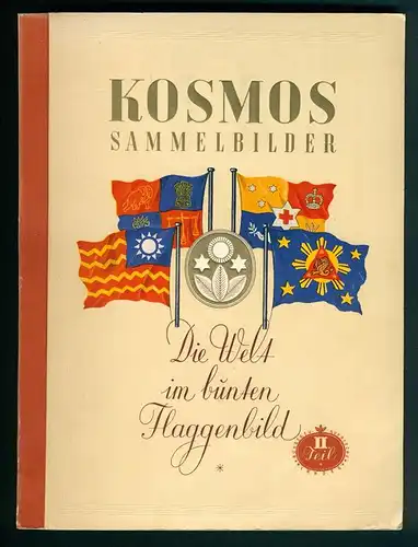 2 Sammelalben 500 Bilder, Kosmos Die Welt im bunten Flaggenbild, Band 1+2, Afrika, Europa, Australien, Südamerika