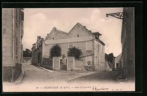 AK Méréville, Rue Corpechot