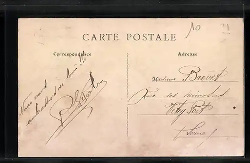 AK Gometz-le-Chatel, Route de Paris