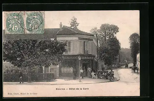 AK Bièvres, Hôtel de la Gare, Restaurant Landurie