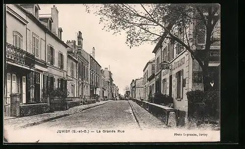 AK Juvisy, La Grande Rue