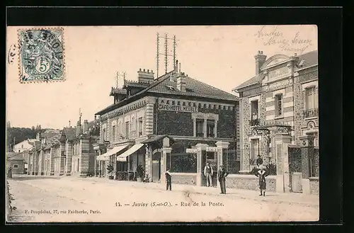 AK Juvisy, Rue de la Poste