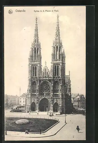 AK Ostende, Eglise S. S. Pierre et Paul