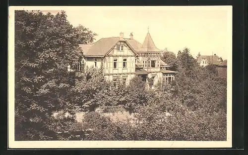 AK Wernigerode a. H., Hotel u. Missions-Hospiz Haus Gottesgabe