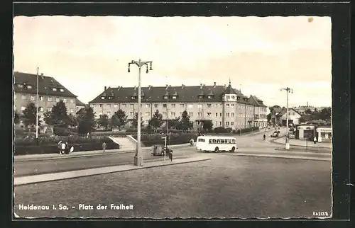 AK Heidenau i. Sa., Platz der Freiheit