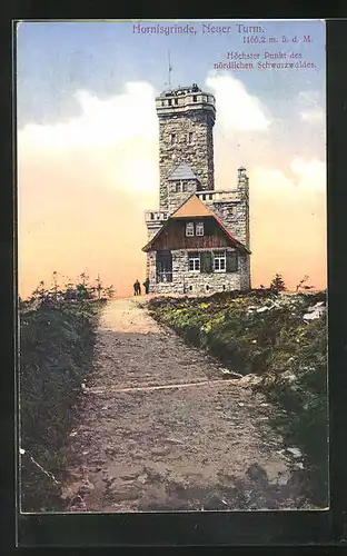 AK Hornisgrinde /Schwarzwald, Neuer Turm
