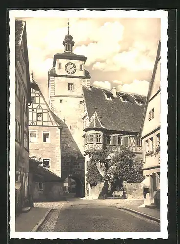 AK Rothenburg o. Tauber, Weisser Turm, Judentanzhaus