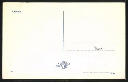 AK Göding / Hodonin, Skola, Radníce, Hochzeitspaar