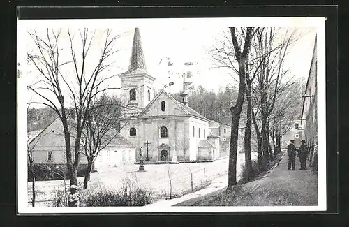 AK Rajec nad Svitavou, Pomnik, Námestí, Kostel