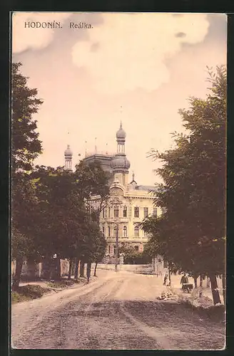 AK Göding / Hodonin, Reálka ulice