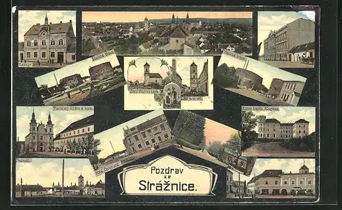 AK Stráznice, Starý Hrbytov a Kaple, Skalicka Brána, Radnice