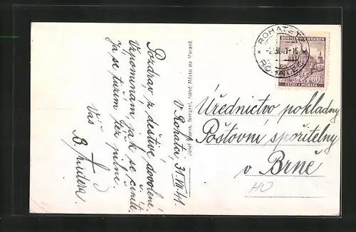 AK Rohatec u Hodonina, Kirche, Turnhalle, Ortspartie